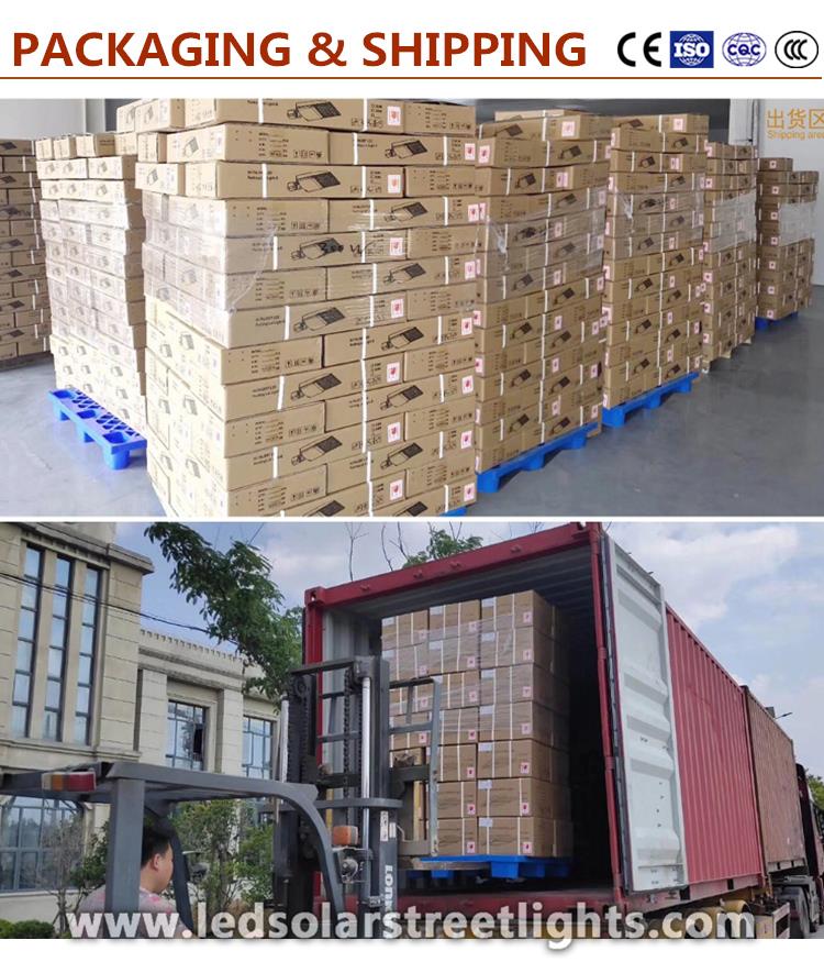 Packaging and Delivering of LED Shoebox Light